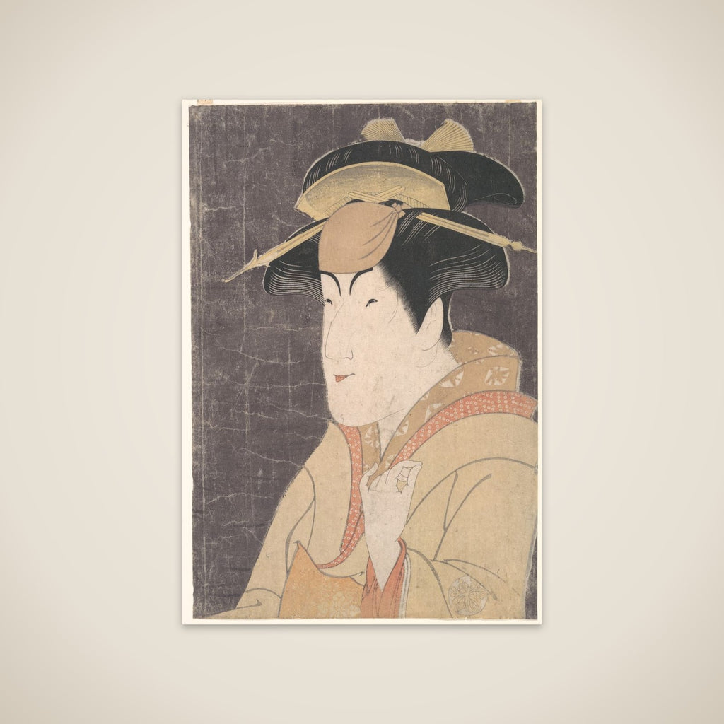 Nakayama Tomisaburō as Miyagino in the Play "Katakiuchi Noriyaibanashi" unframed print
