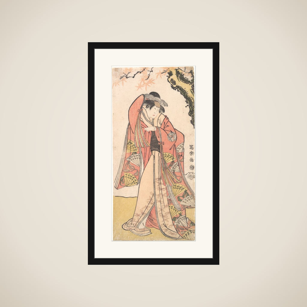 Actor Sakakiyama Sangoro II as Michinaga's Daughter Princess Otae framed