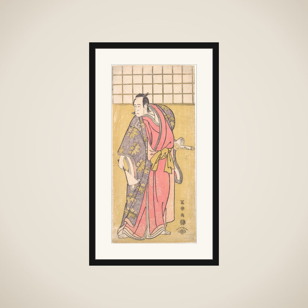 The Actor Ichikawa Yaozō III framed