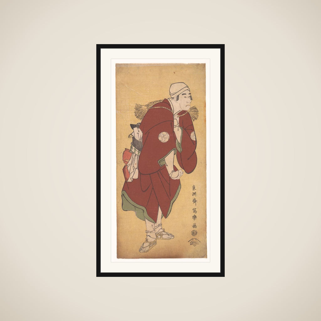 Bandō Mitsugorō II as the Farmer Asakusa no Jirōsaku framed
