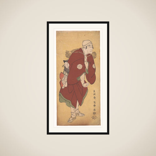 Bandō Mitsugorō II as the Farmer Asakusa no Jirōsaku framed