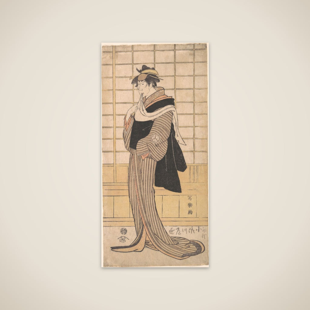 Osagawa Tsuneyo II as the hairdresser O-Roku unframed print
