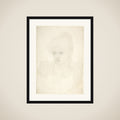 Portrait of a young girl framed