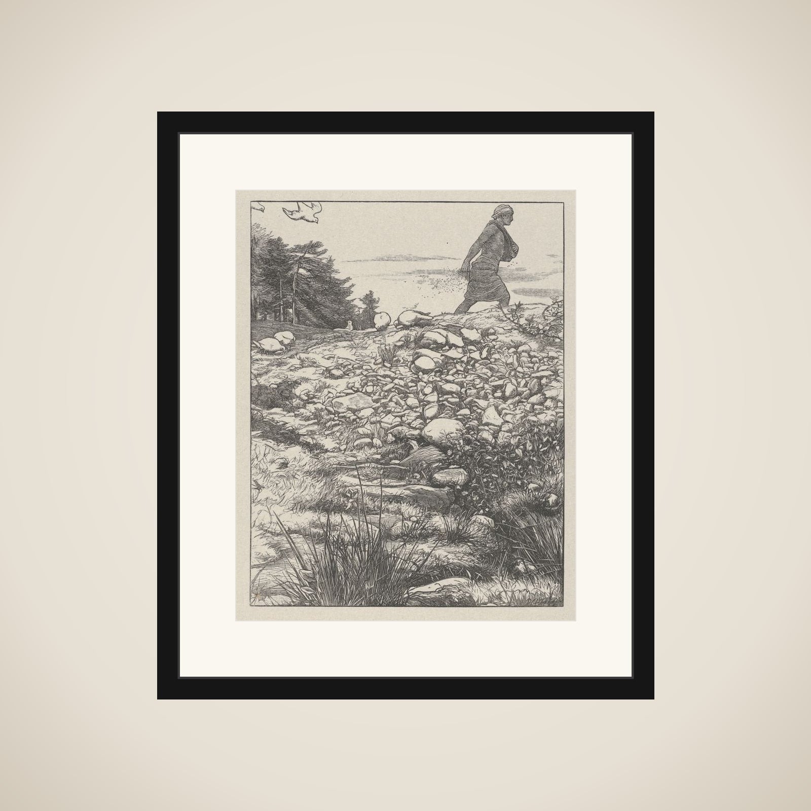 The Sower (The Parables of Our Lord and Saviour Jesus Christ) framed