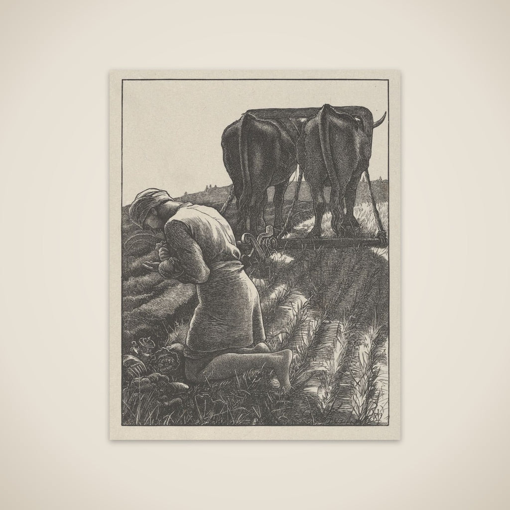 The Hidden Treasure (The Parables of Our Lord and Saviour Jesus Christ) unframed print