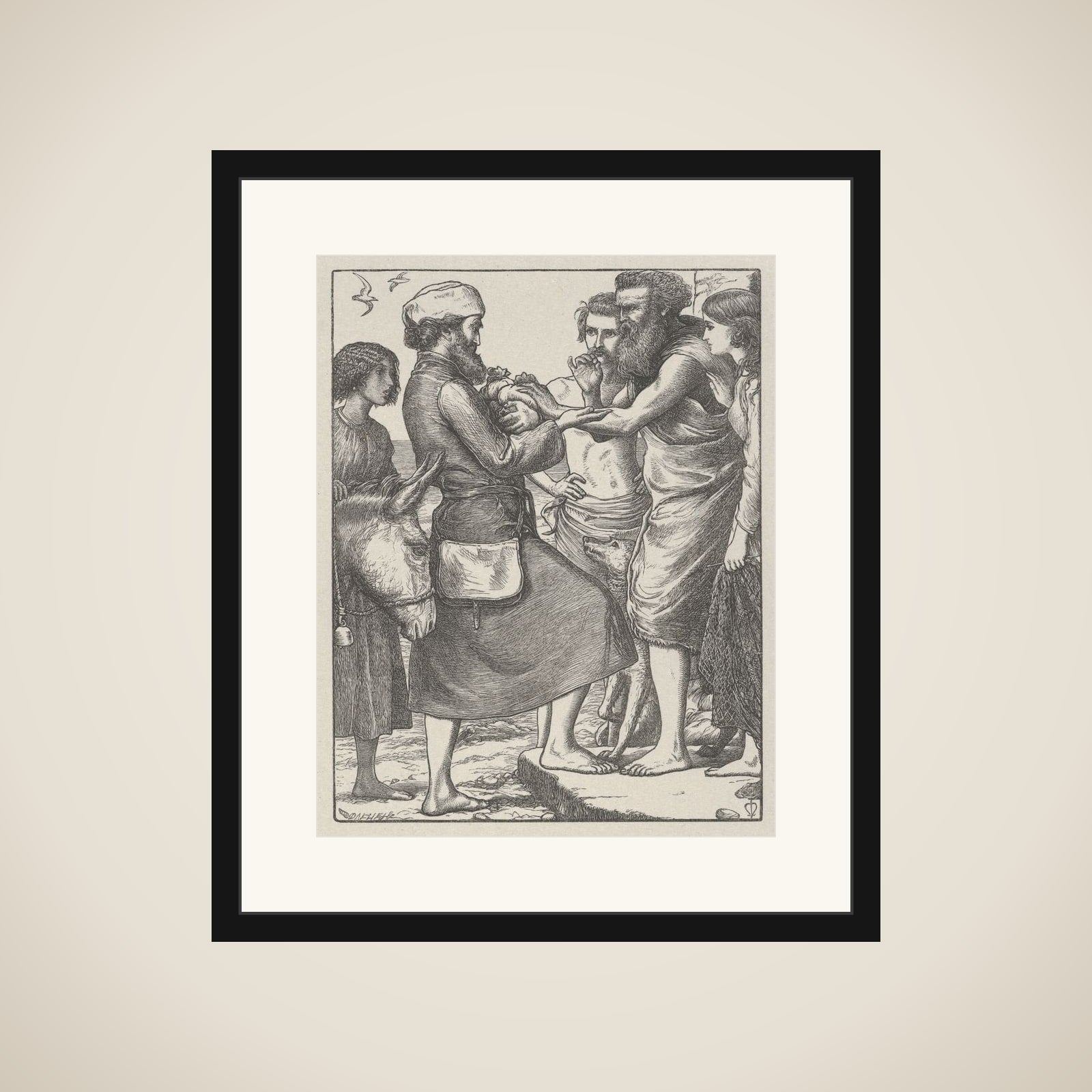 The Pearl of Great Price (The Parables of Our Lord and Saviour Jesus Christ) framed