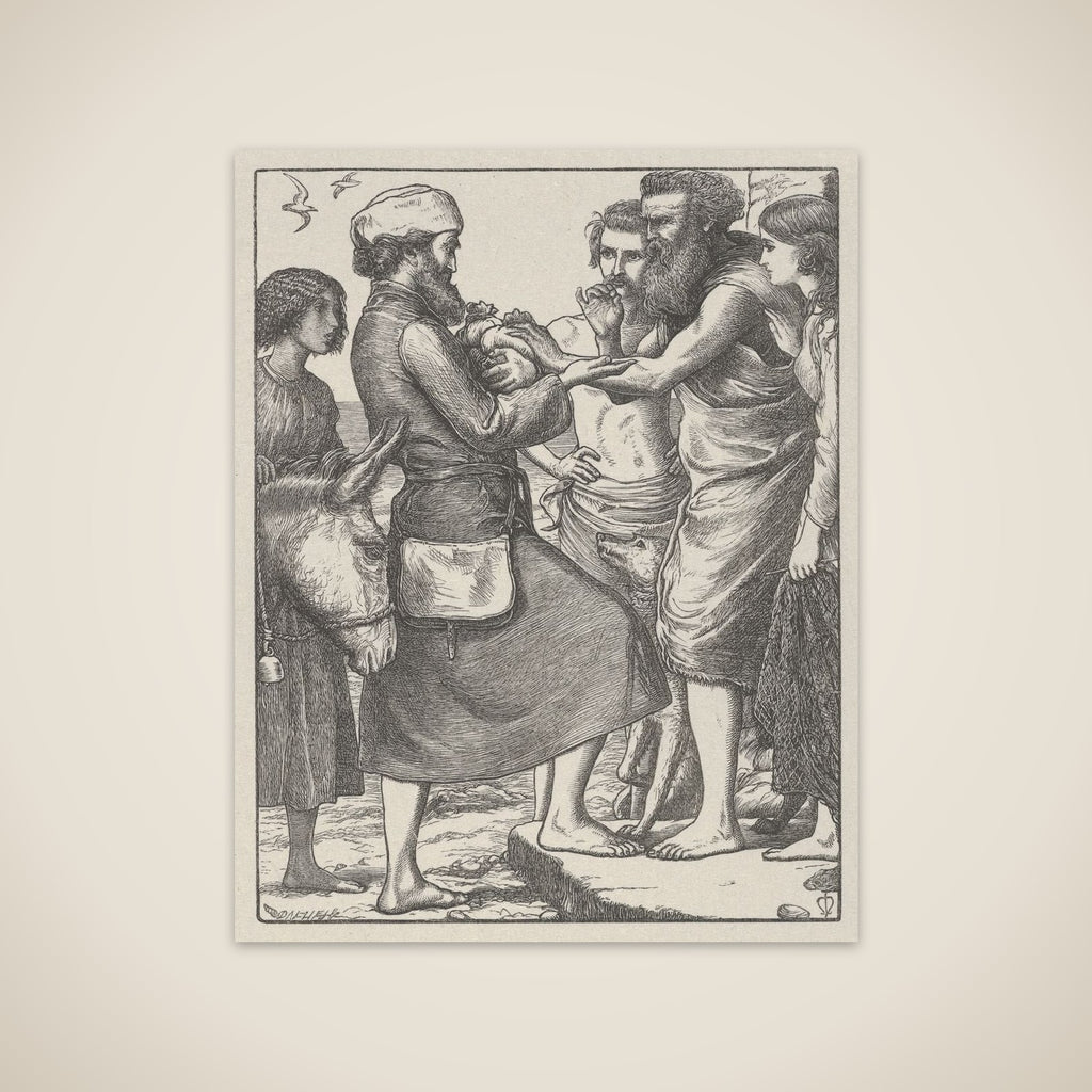The Pearl of Great Price (The Parables of Our Lord and Saviour Jesus Christ) unframed print