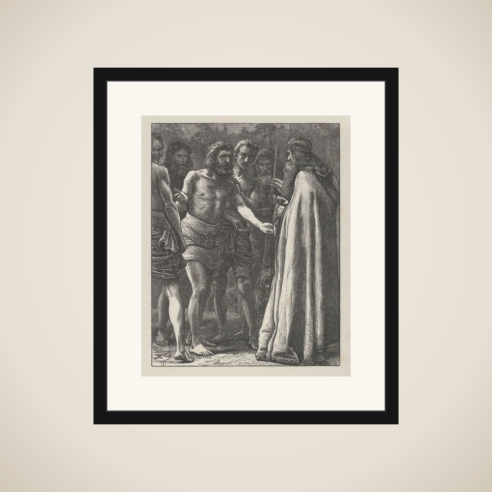 The Labourers in the Vineyard (The Parables of Our Lord and Saviour Jesus Christ) framed