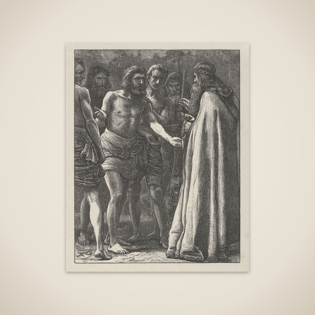 The Labourers in the Vineyard (The Parables of Our Lord and Saviour Jesus Christ) unframed print