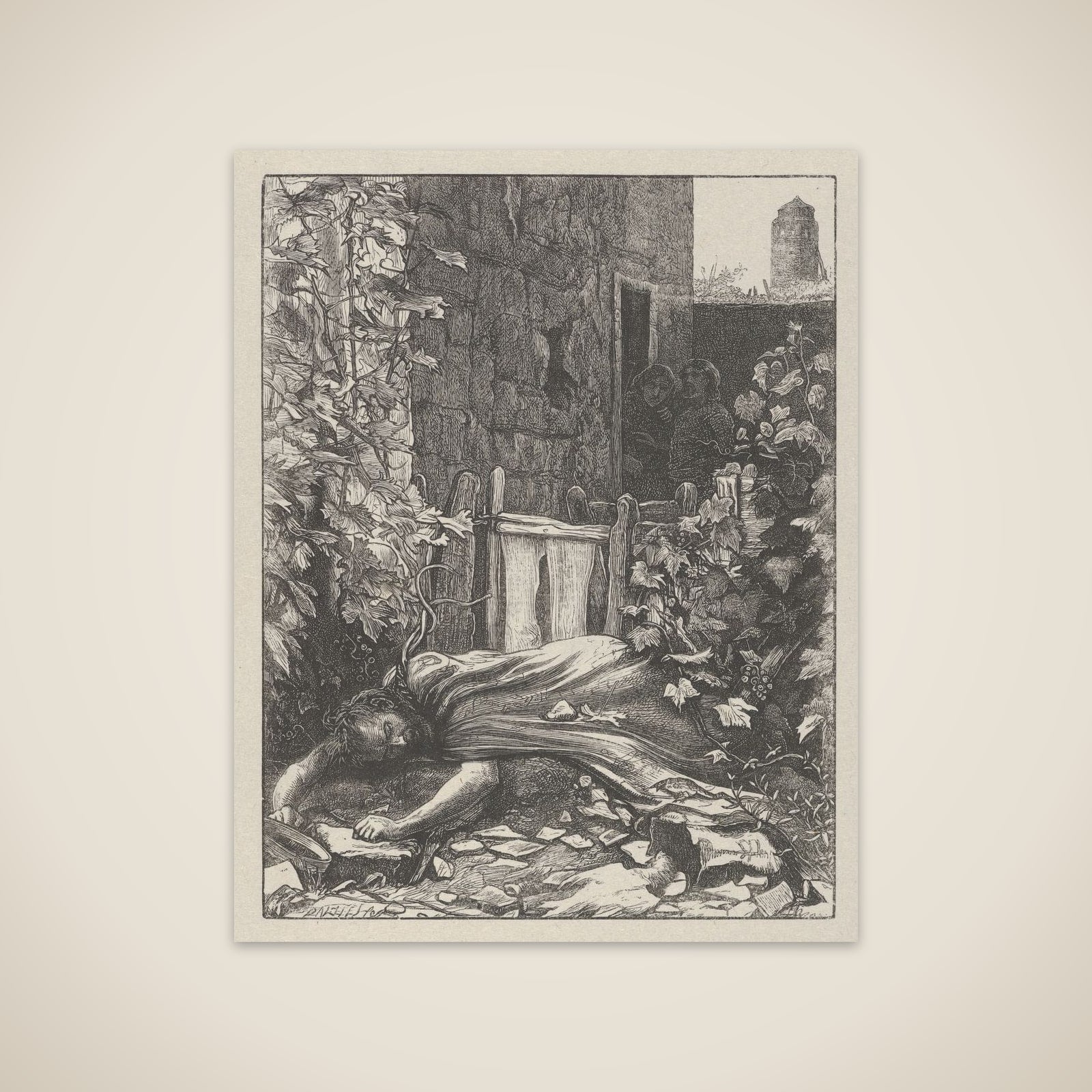 The Wicked Husbandmen (The Parables of Our Lord and Saviour Jesus Christ) unframed print