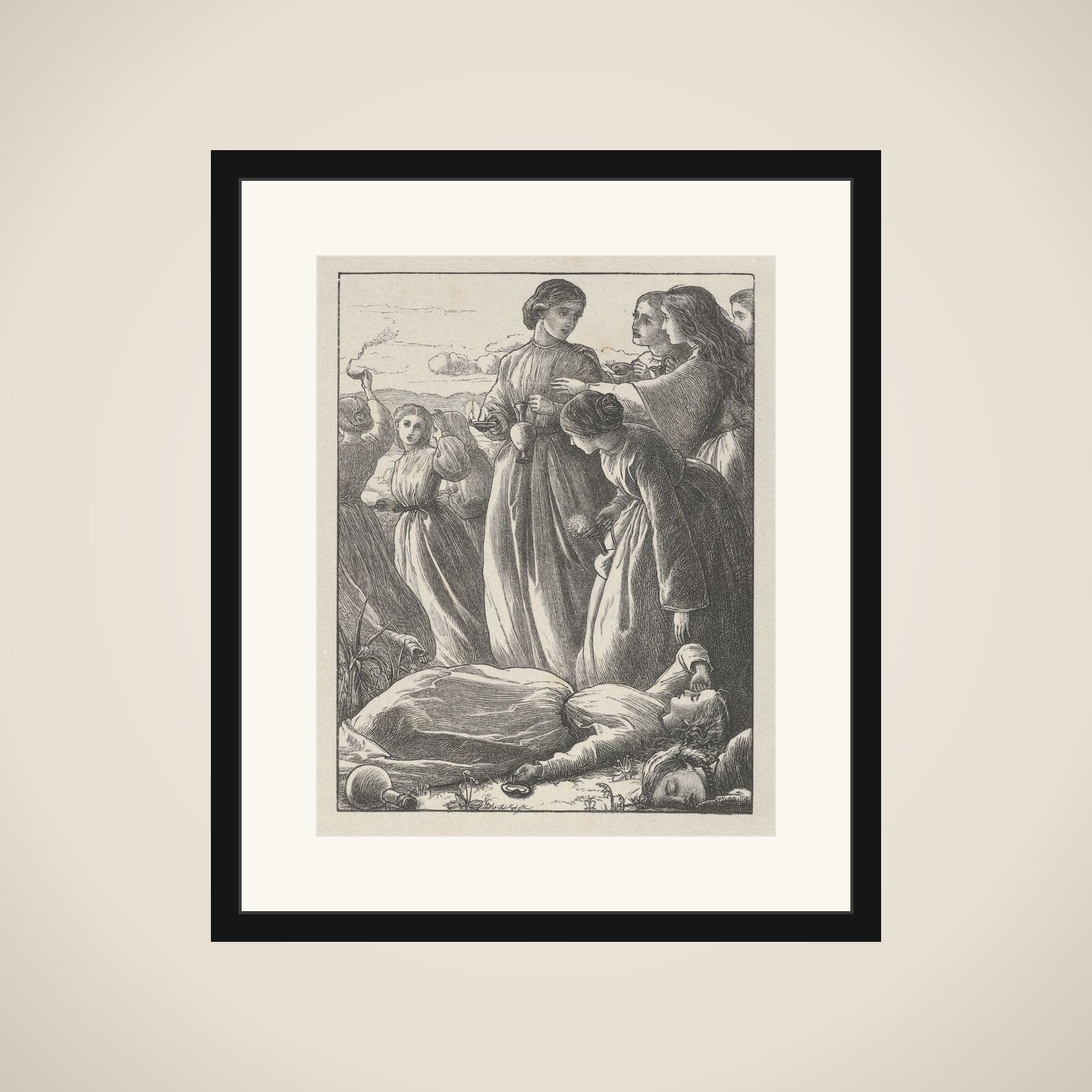 The Parable of the [Ten] Virgins (The Parables of Our Lord and Saviour Jesus Christ) framed