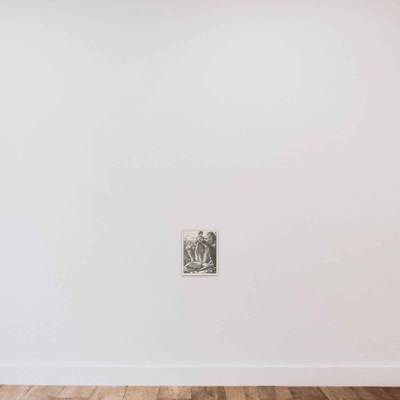 The Parable of the [Ten] Virgins (The Parables of Our Lord and Saviour Jesus Christ) unframed — shown to scale