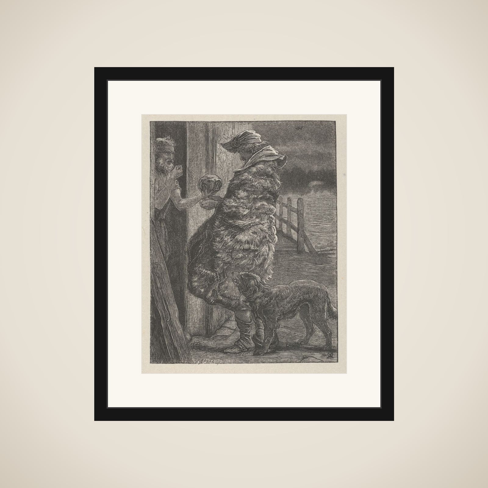 The Importunate Friend (The Parables of Our Lord and Saviour Jesus Christ) framed