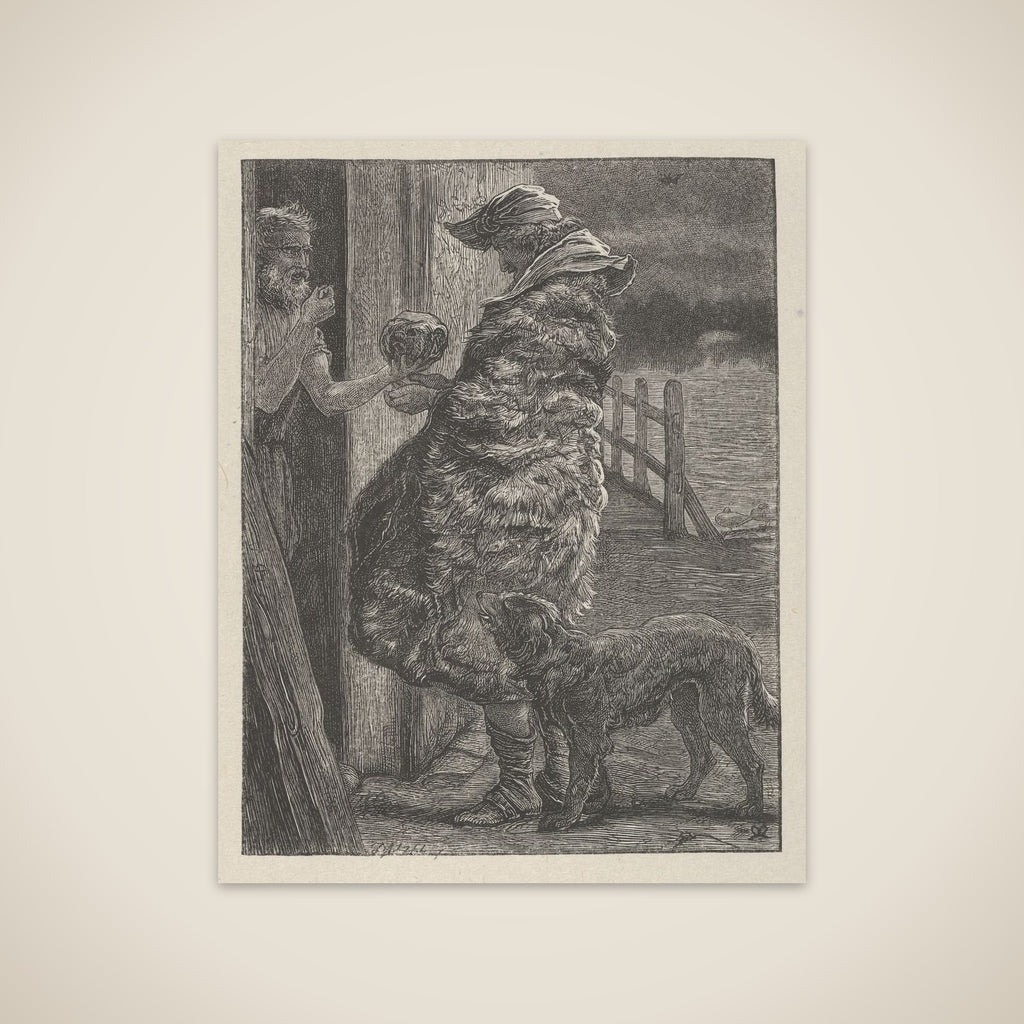 The Importunate Friend (The Parables of Our Lord and Saviour Jesus Christ) unframed print