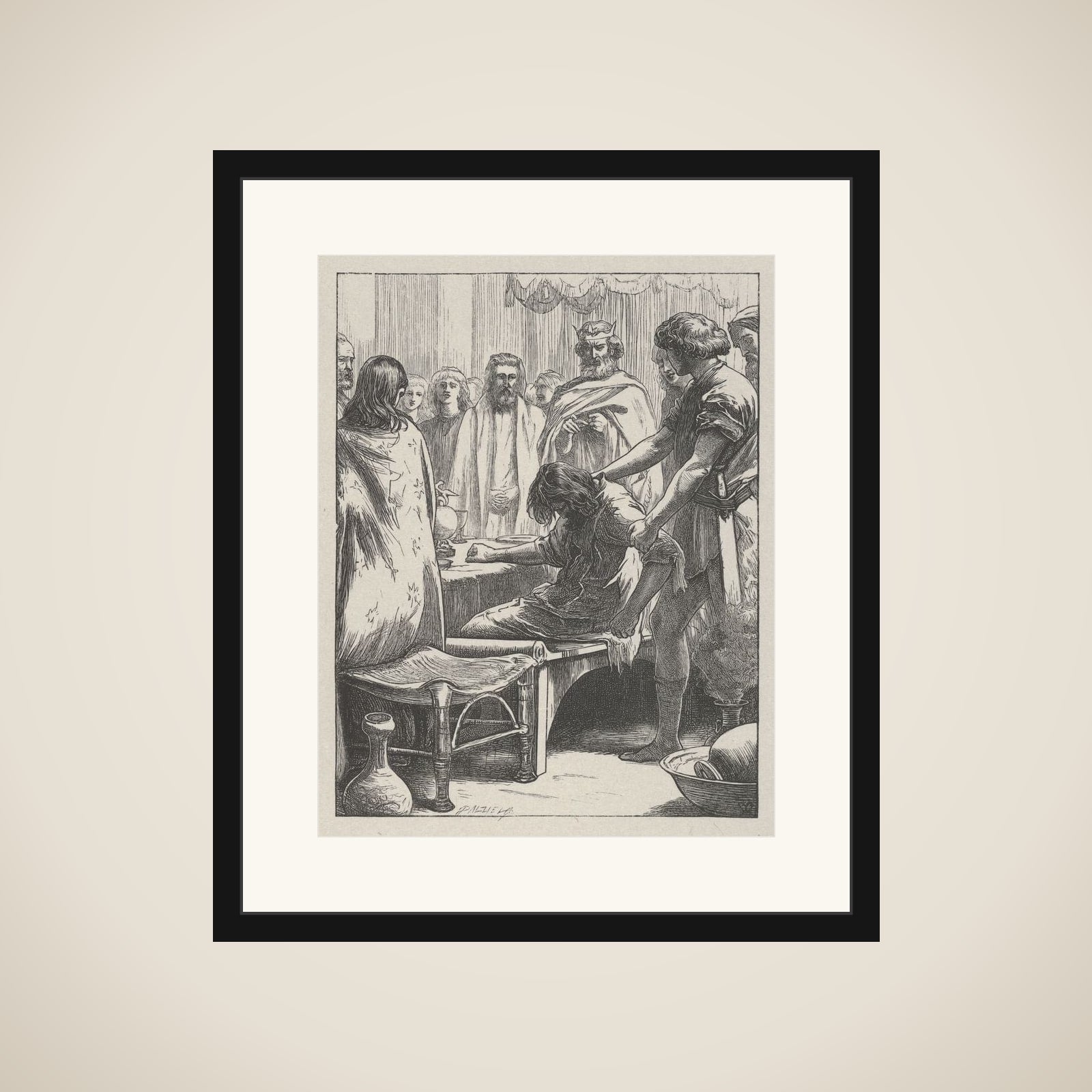 The Marriage Feast (The Parables of Our Lord and Saviour Jesus Christ) framed