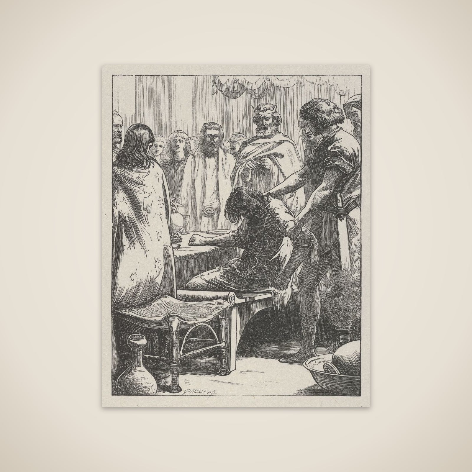The Marriage Feast (The Parables of Our Lord and Saviour Jesus Christ) unframed print