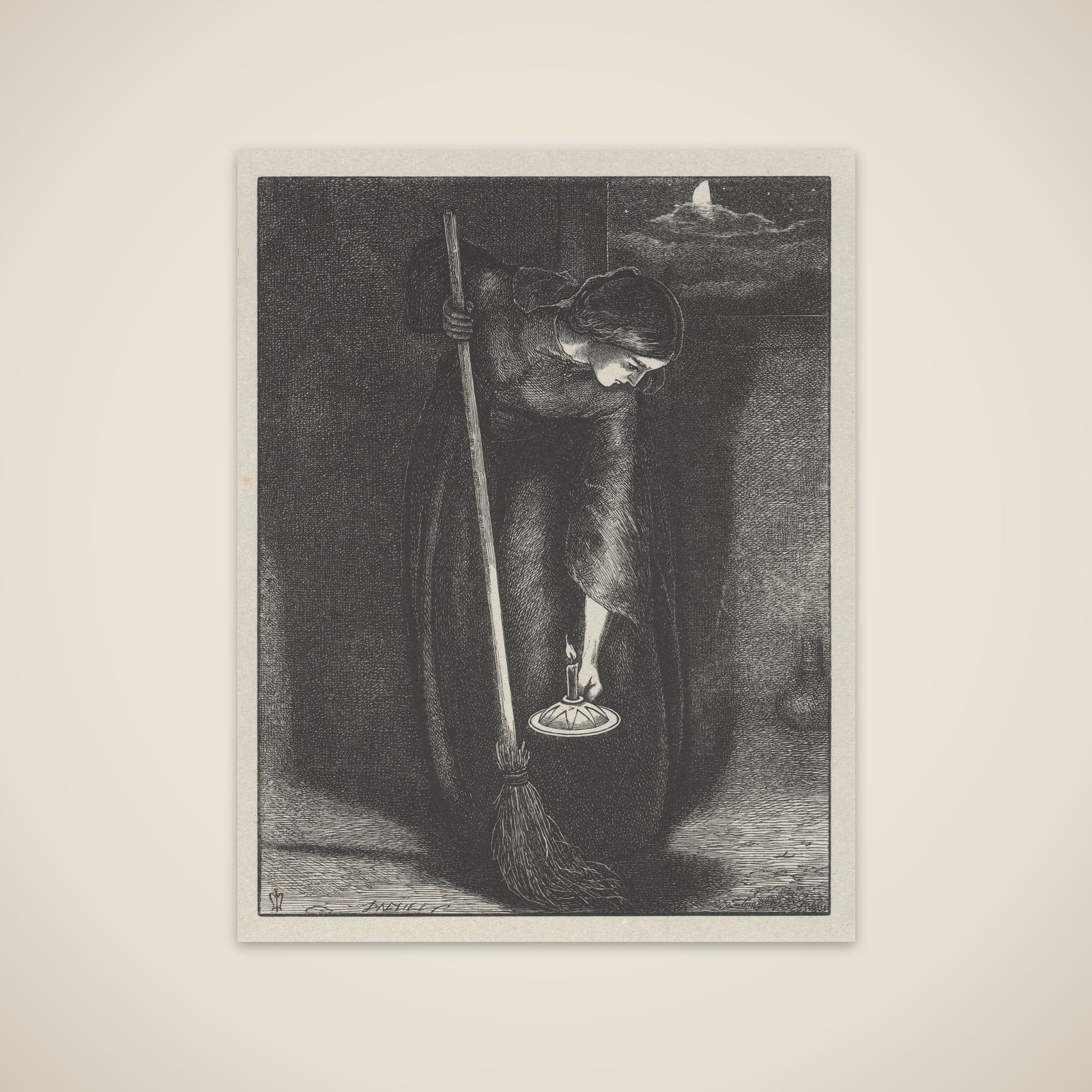 The Lost Piece of Silver (The Parables of Our Lord and Saviour Jesus Christ) unframed print