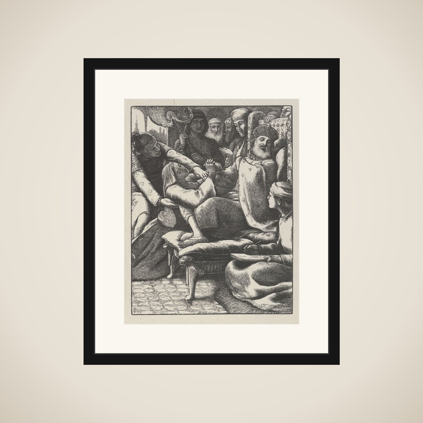 The Unjust Judge and the Importunate Widow (The Parables of Our Lord and Saviour Jesus Christ) framed