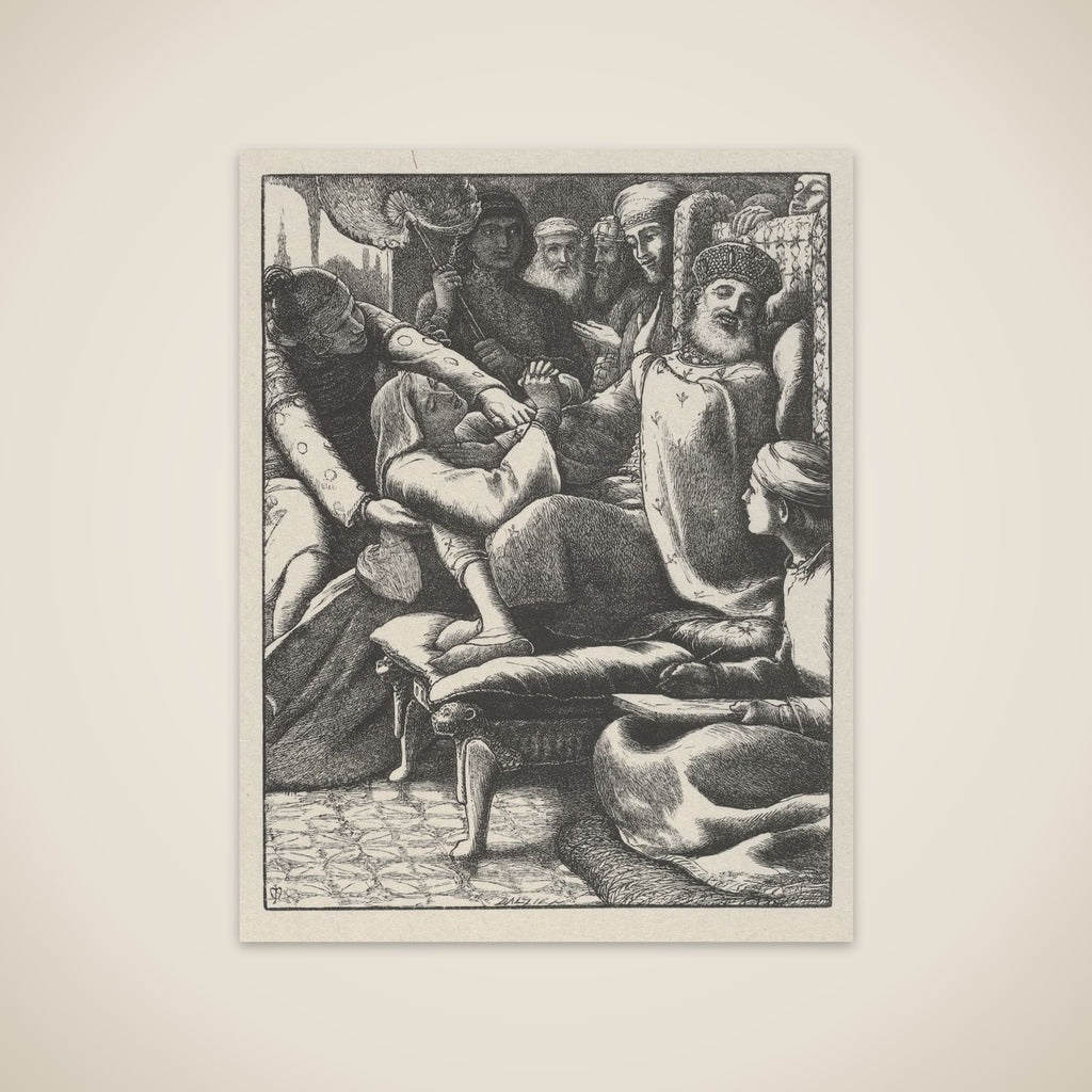 The Unjust Judge and the Importunate Widow (The Parables of Our Lord and Saviour Jesus Christ) unframed print