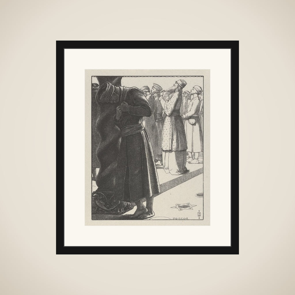 The Pharisee and the Publican (The Parables of Our Lord and Saviour Jesus Christ) framed
