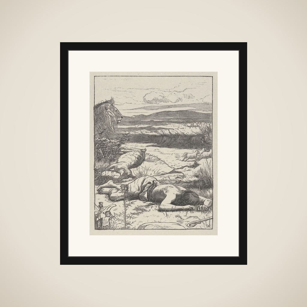 The Good Shepherd (The Parables of Our Lord and Saviour Jesus Christ) framed