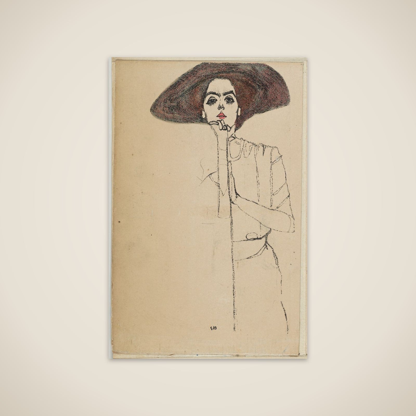 Portrait of a Woman unframed print