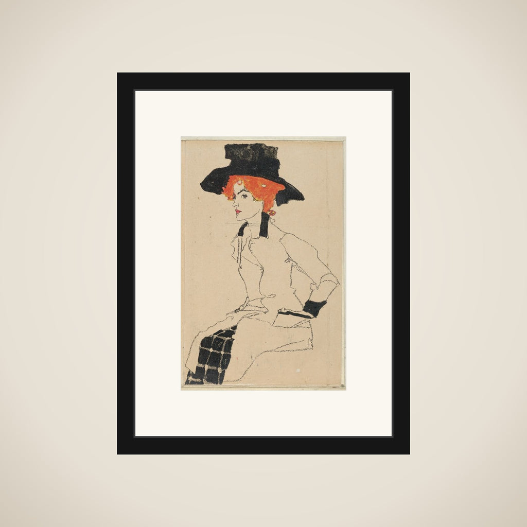 Portrait of a Woman framed