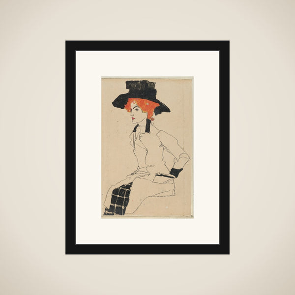 Portrait of a Woman framed