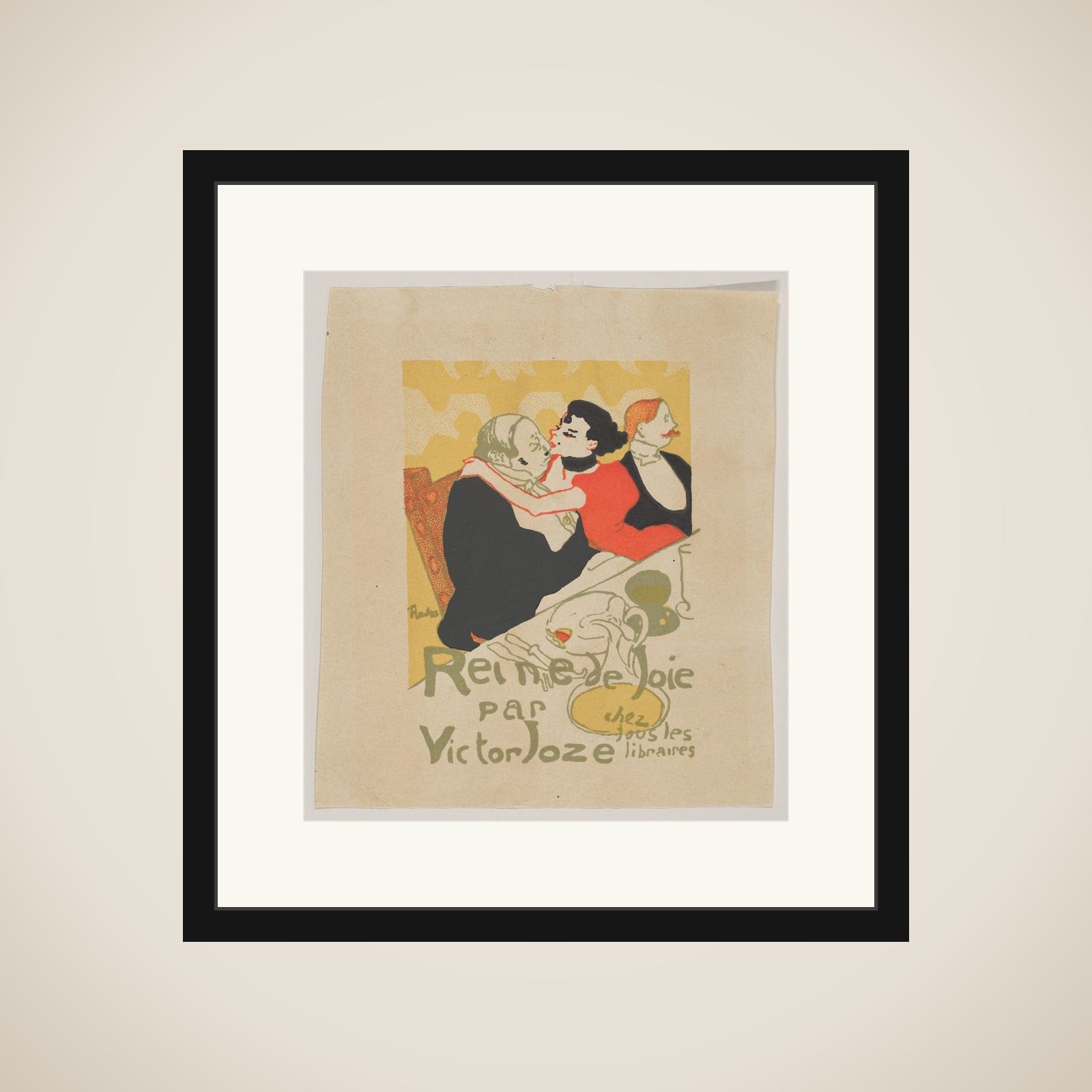 Reine de Joie framed