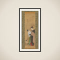 Woman and Attendant framed