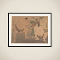 The Wrestlers framed