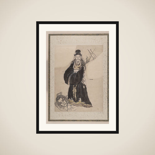 Album of Sketches by Katsushika Hokusai and His Disciples framed
