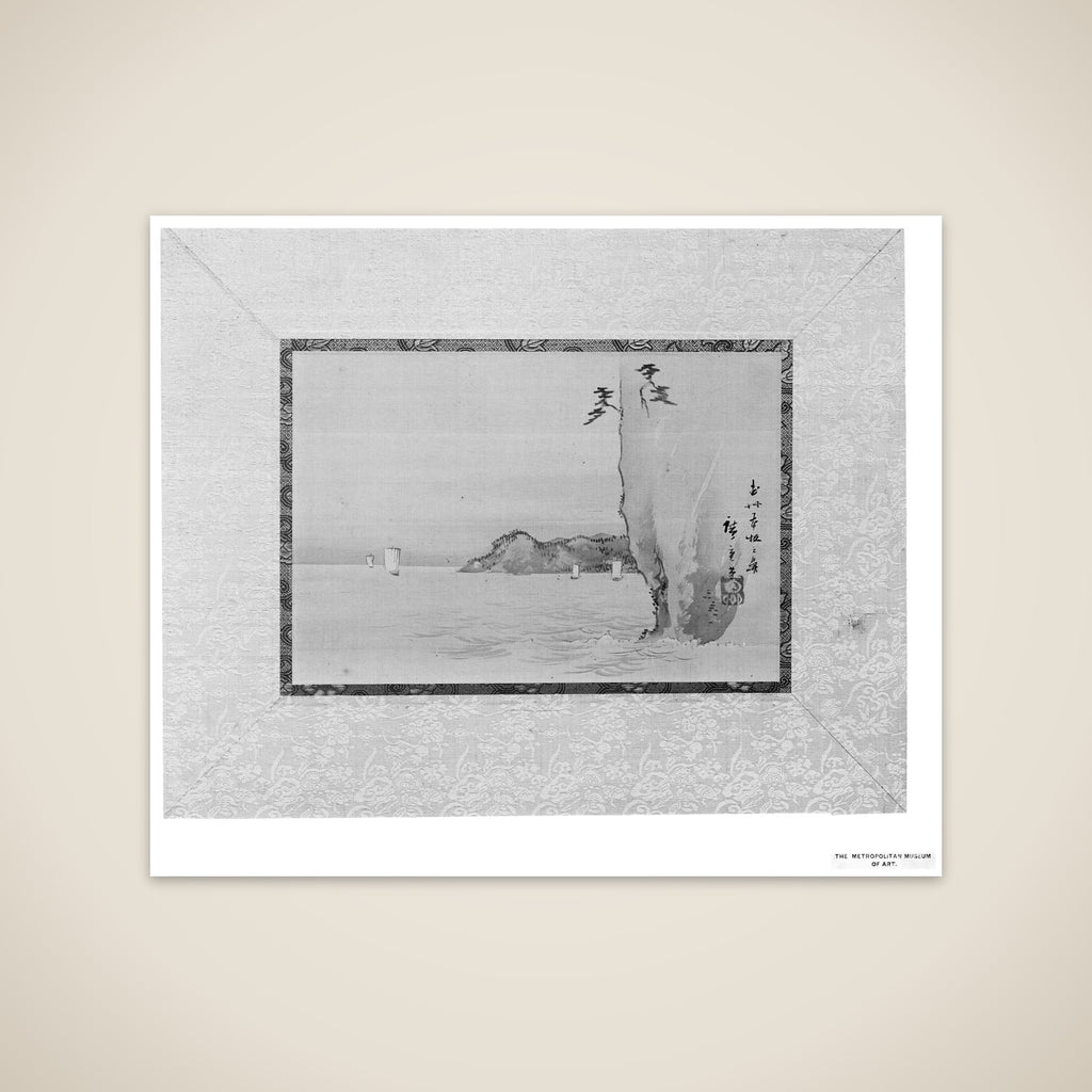 Honmoku Bay of Musashi Province unframed print