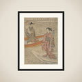 Parody of the Noh Play "Hakurakuten" framed