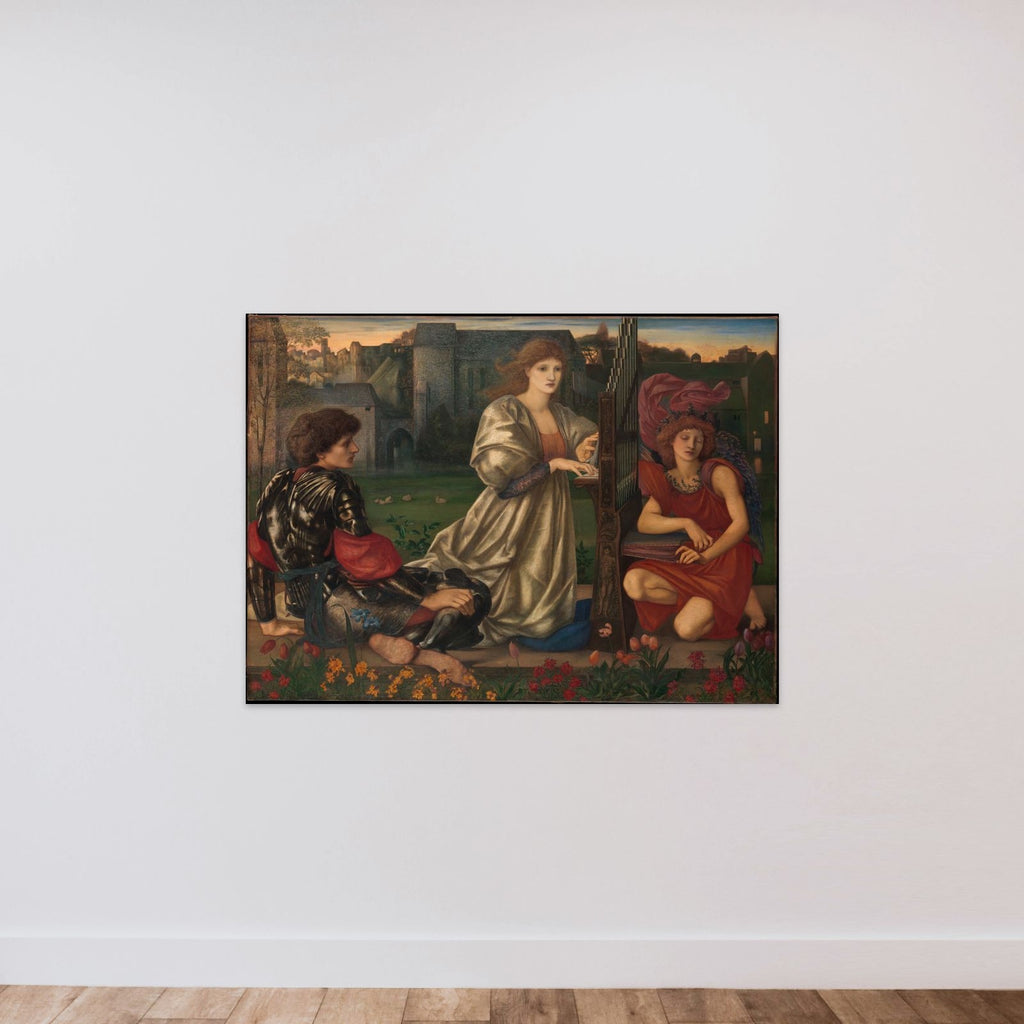 The Love Song unframed — shown to scale