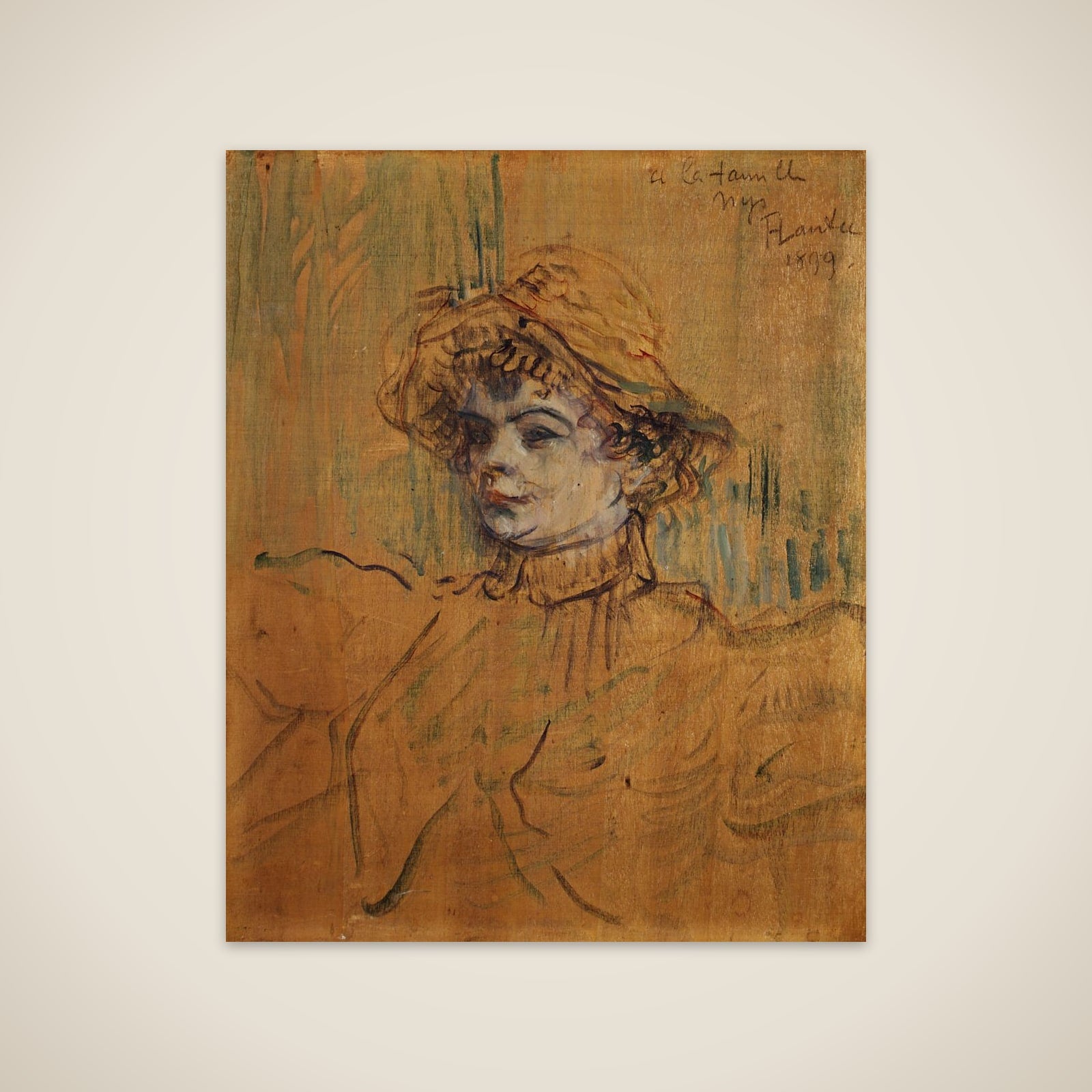 Mademoiselle Nys unframed print