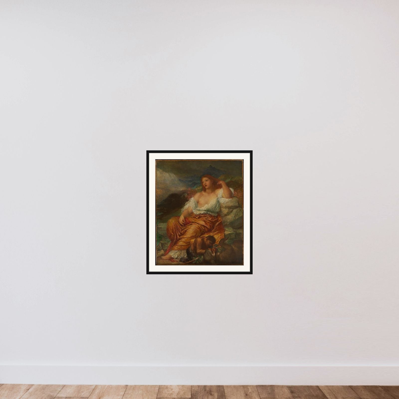 Ariadne framed — shown to scale