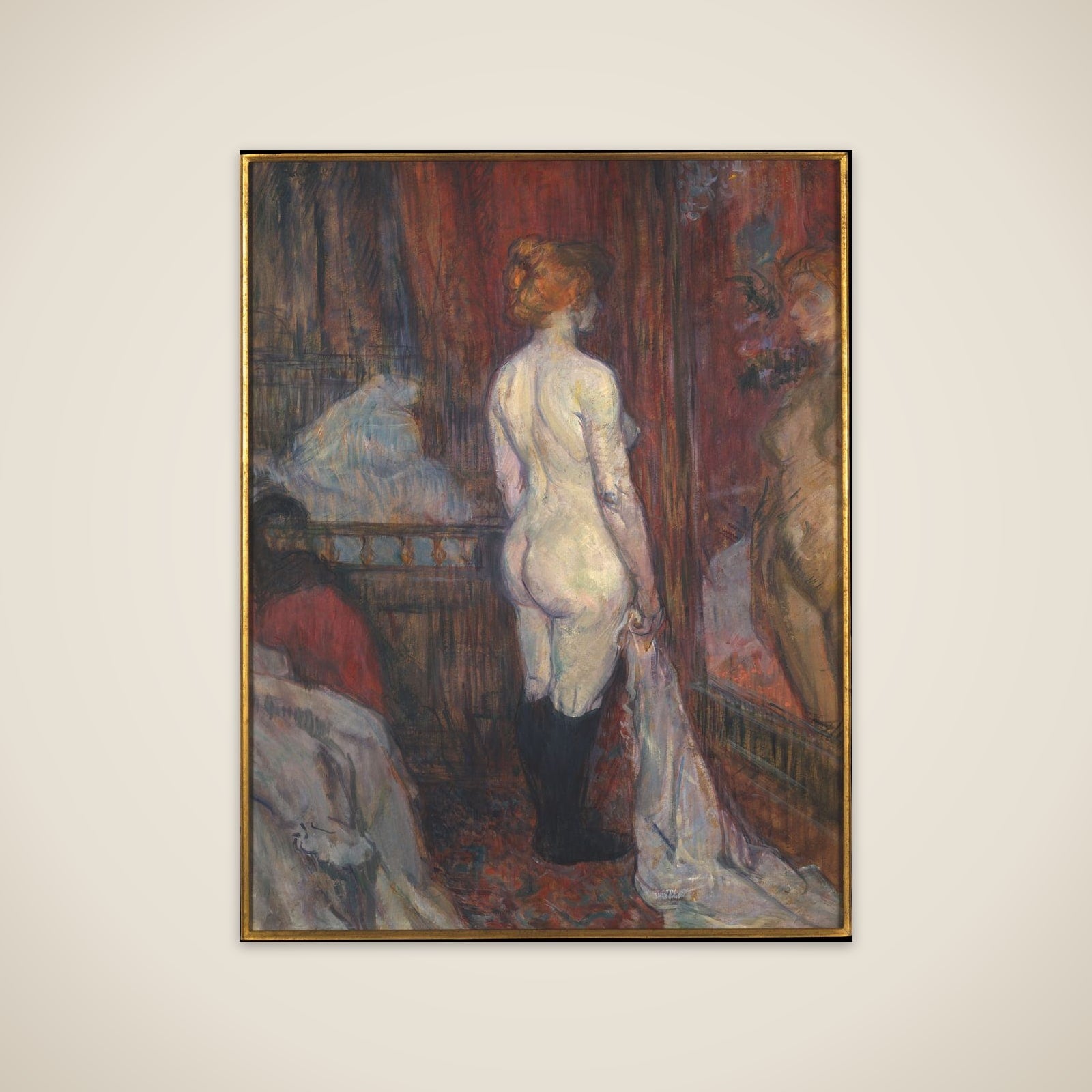 Woman before a Mirror unframed print