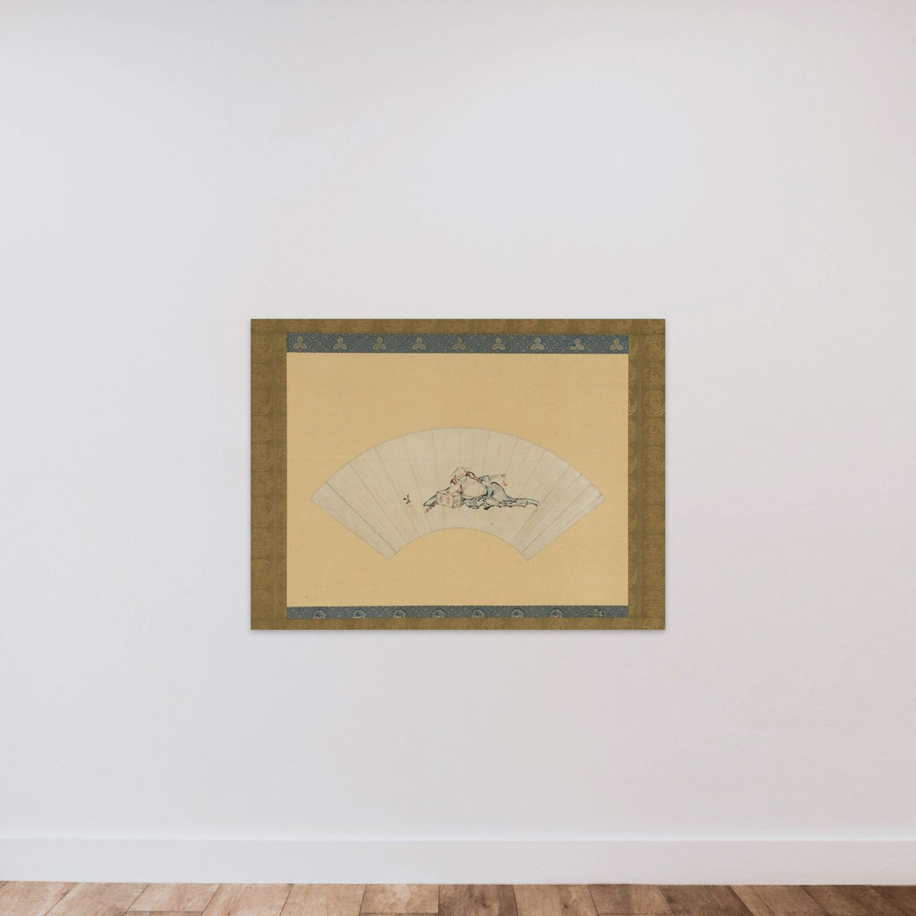 Drunken Asaina unframed — shown to scale