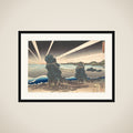 Futami-ga-ura Rocks at Ise, Land of Dawn framed