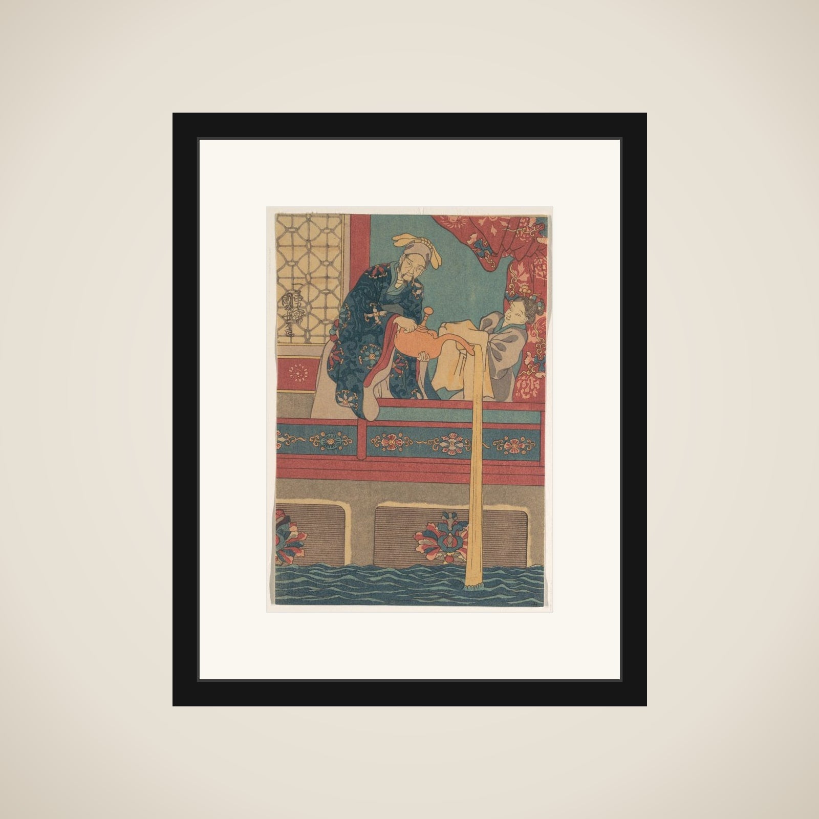 Paragons of Filial Piety (from a set of twenty-four) framed