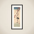 Long-tailed Tit on Autumn Ivy framed