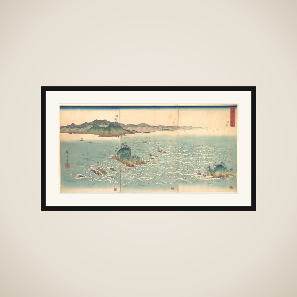 The Whirlpools of Awa framed