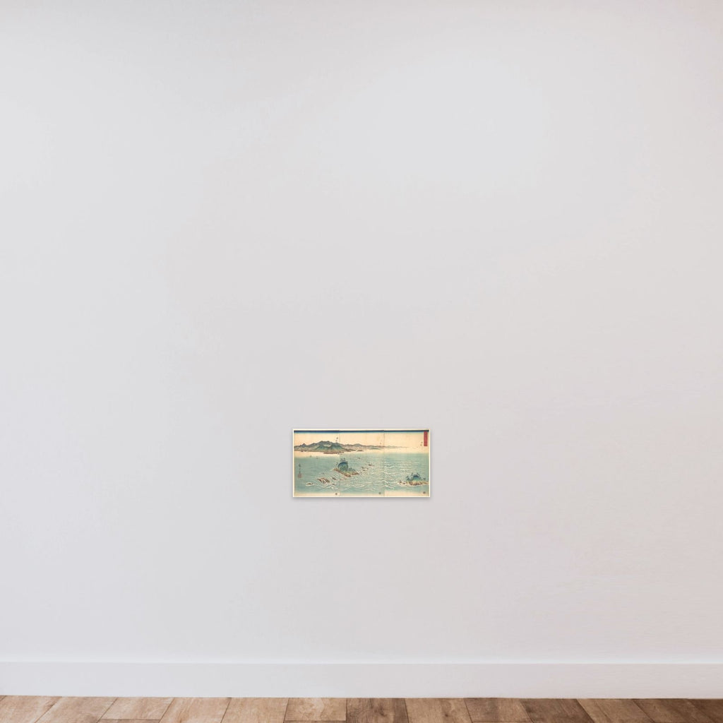 The Whirlpools of Awa unframed — shown to scale