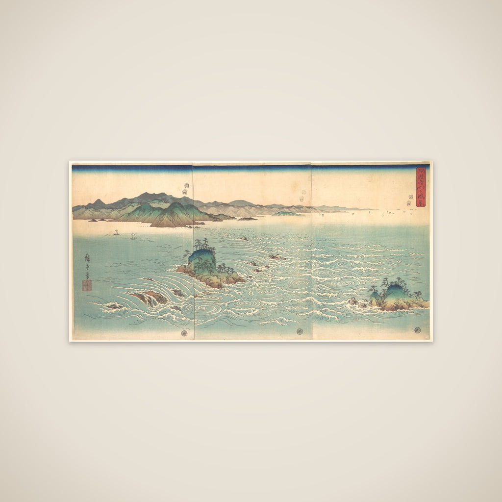 The Whirlpools of Awa unframed print