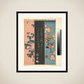 Bird-and-Flower Paintings framed