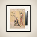The First Day of Spring (Risshun), from the series Fashionable Poetic Immortals of the Four Seasons (Fūzoku shiki Kasen) framed