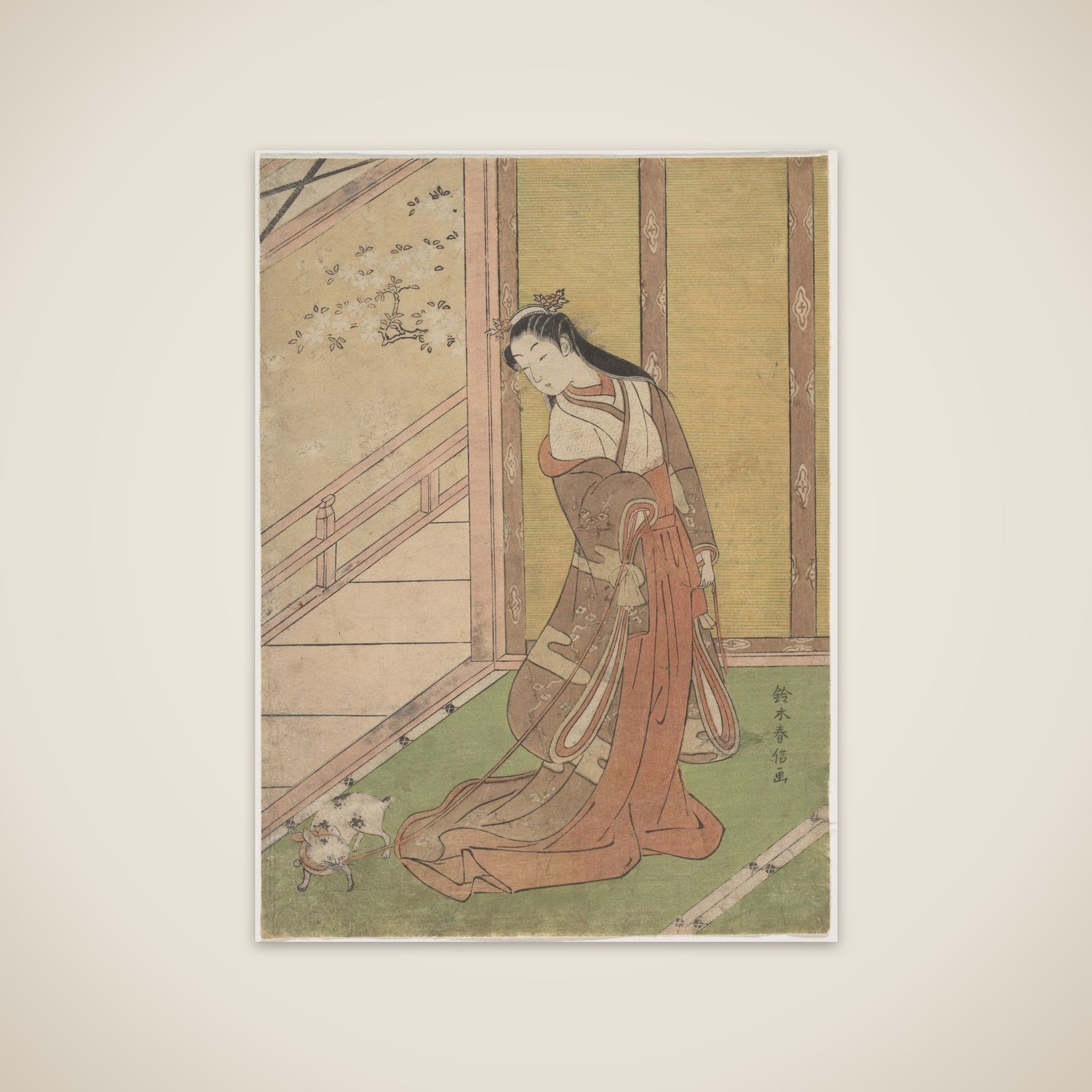 Onna San no Miya (the Third Princess) unframed print