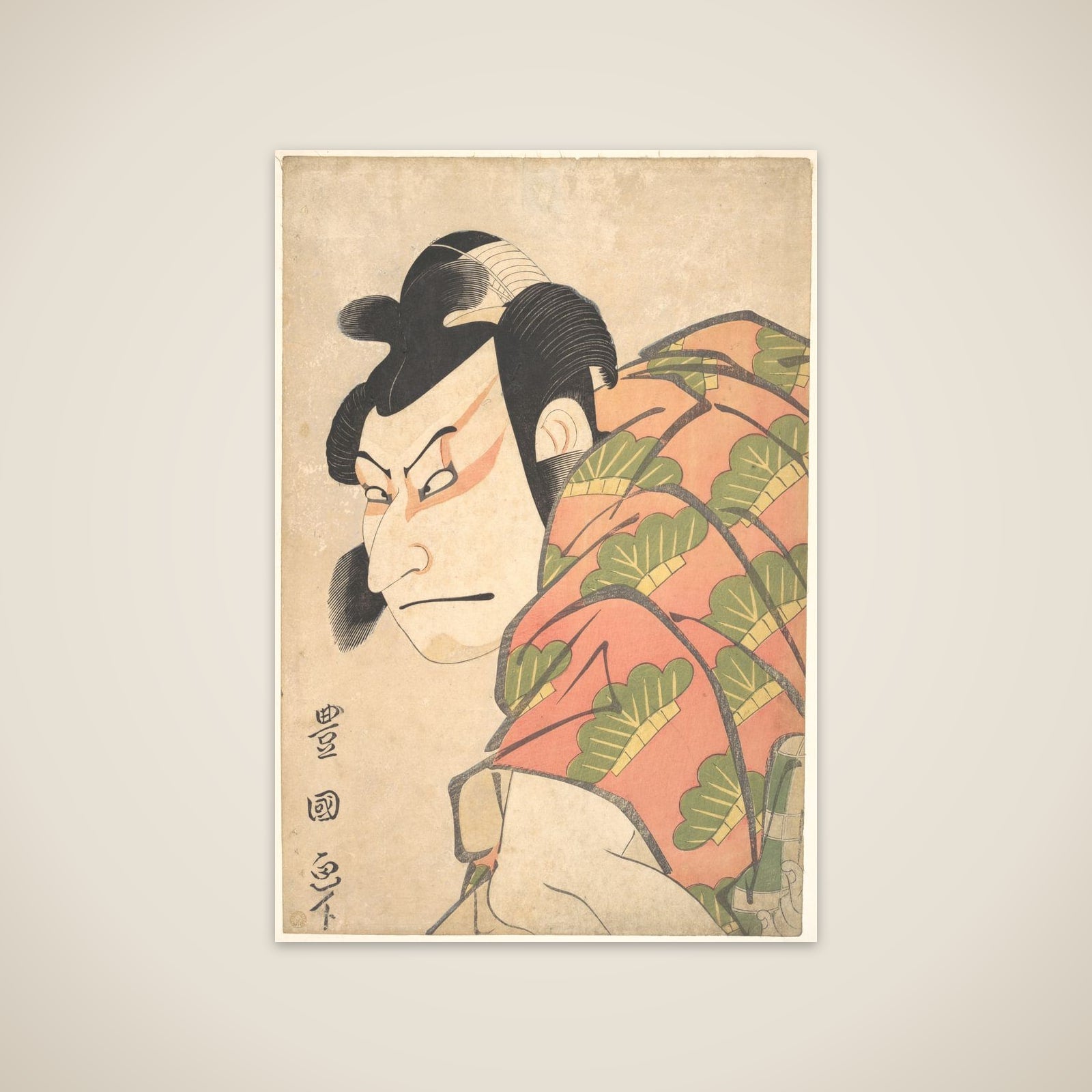 Nakamura Nakazo II as Matsuo-maru unframed print