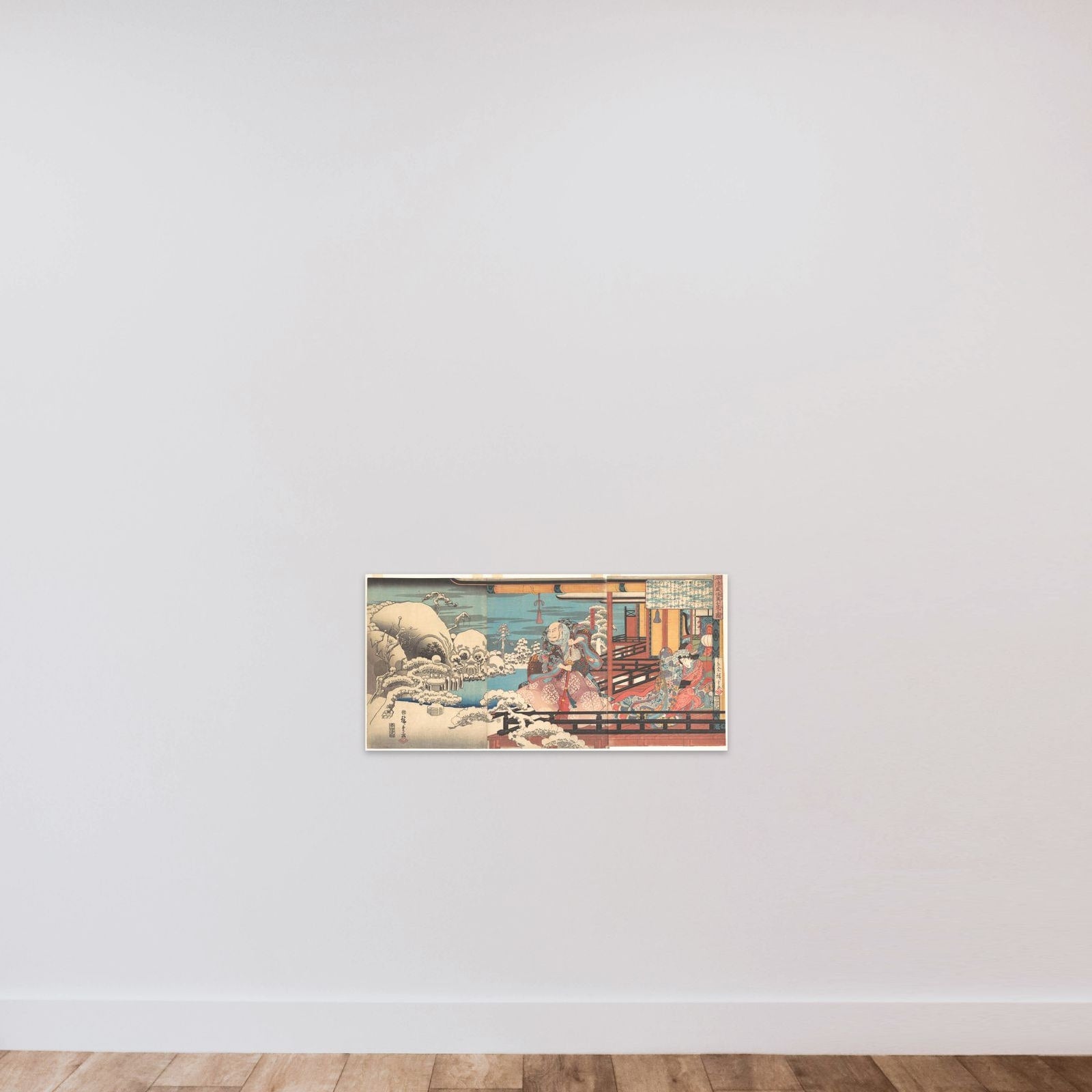 Taira no Kiyomori's Spectral Vision unframed — shown to scale